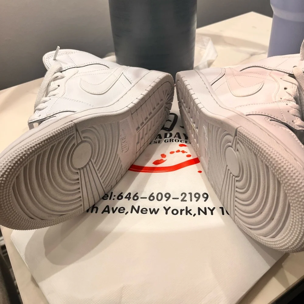 Jordan White High-Top Sneakers - Picture 3 of 5